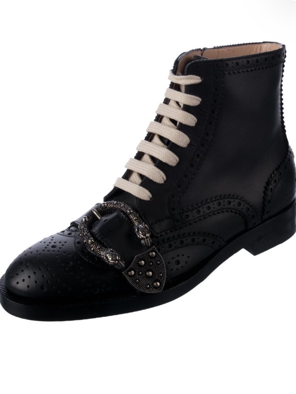 GUCCI Black Leather boots